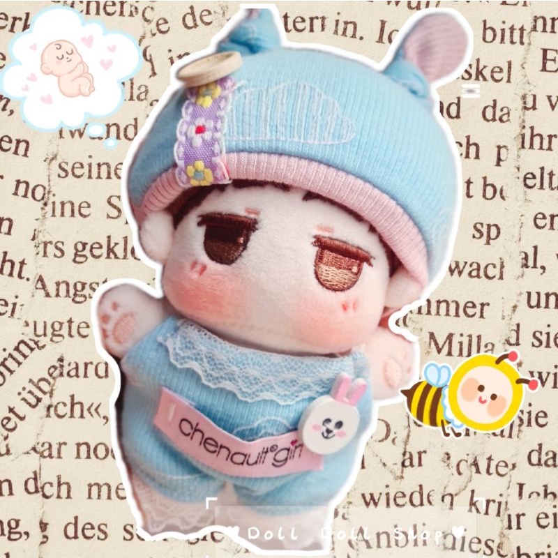 Outfit cho doll 10-15-20cm