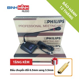 Micro hội nghị cổ ngỗng philip dk 390-tặng kèm jack chuyển đổi 6.5 sang 3.5mm