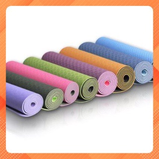 [Cam kết hàng loại 1] Thảm Yoga cao cấp 2 lớp dày dặn mềm mại tập luyện
