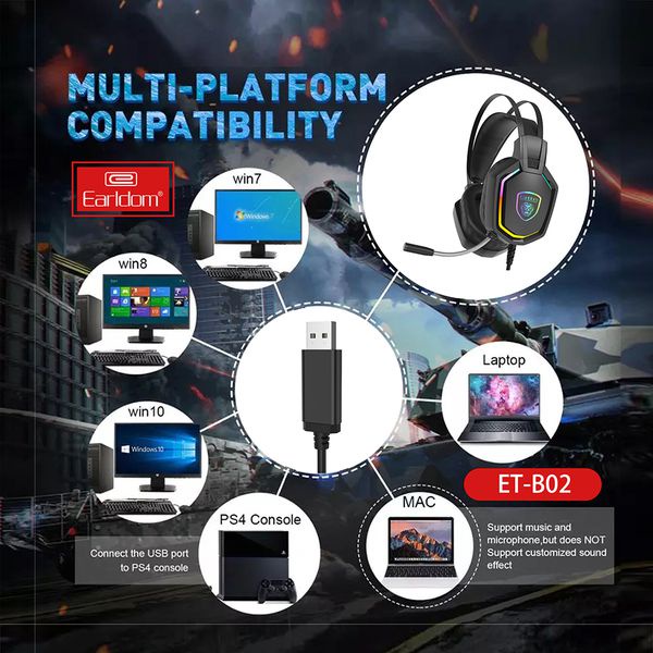 🛑CHÍNH HÃNG EARLDOM🛑 Tai Nghe Chụp Gaming Earldom ET-B02 | Phụ Kiện Thông Minh 247 VN | Phụ Kiện Thông Minh 247 VN