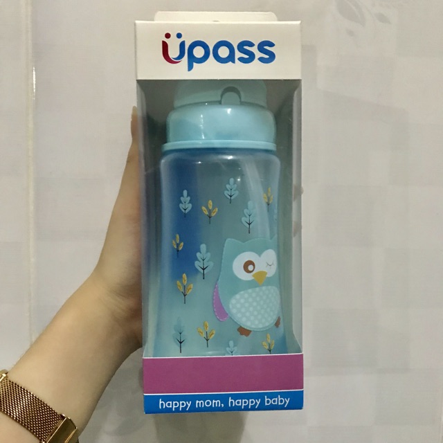 Bình uống nước có ống hút Upass UP0090N