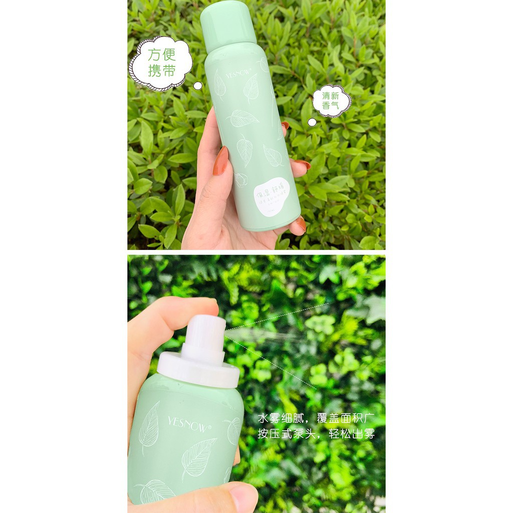 ✨XỊT KHOÁNG TRÀ XANH KIỀM DẦU NGỪA MỤN YESNOW 150ML✨