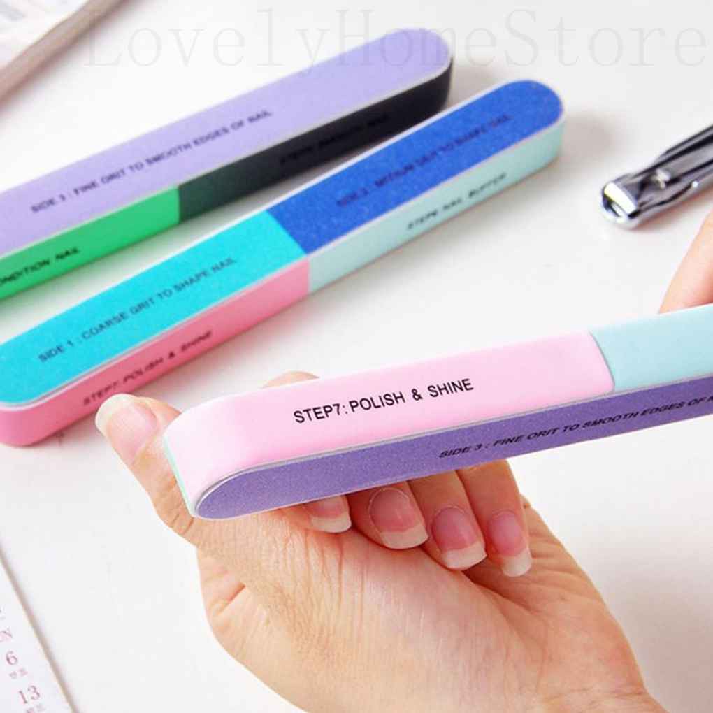 [Hàng mới về] Set 3 dũa móng tay thiết kế có nhiều mặt tiện lợi