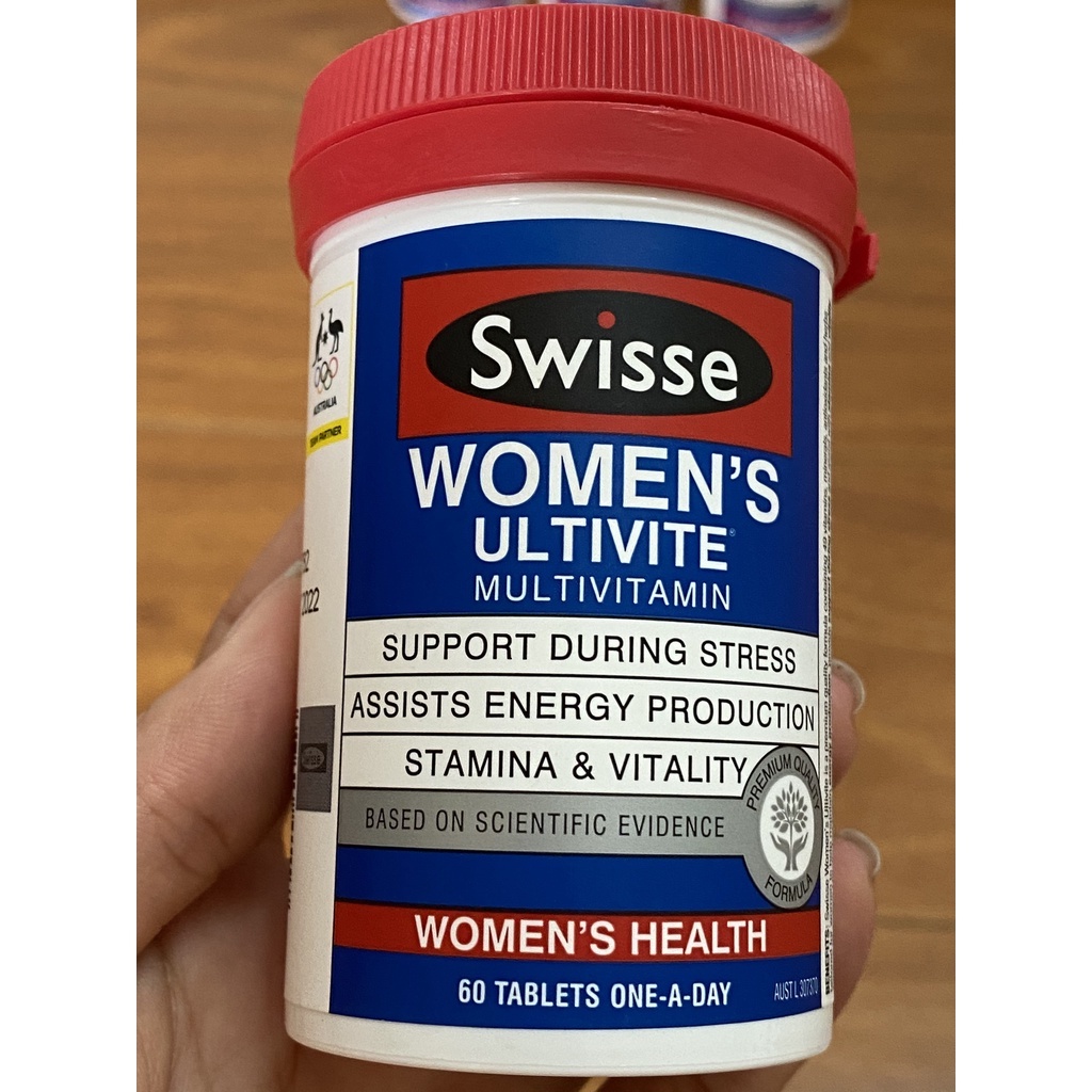 Viên Bổ Sung Vitamin Tổng Hợp Swisse Women's Ultivite Cho Nữ Giới 60 Viên