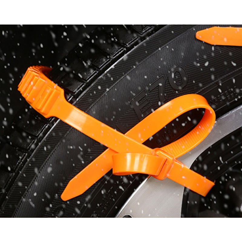 Bộ 10 Dây Xích Khẩn Cấp Chống Trượt An Toàn Cho Lốp Xe Hơi
