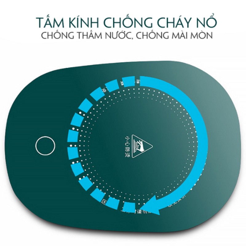 Cốc hâm nóng đồ uống kèm đế điện Lucky - Cốc ủ cháo, ủ sữa cho bé – Ly sứ hâm nóng cafe, trà GD009