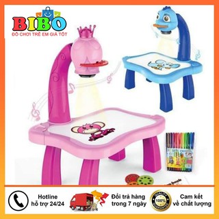 Bàn chiếu đa năng, bàn vẽ 3D chiếu hình tập vẽ có đèn chiếu sáng thông minh cho bé BI BO SHOP
