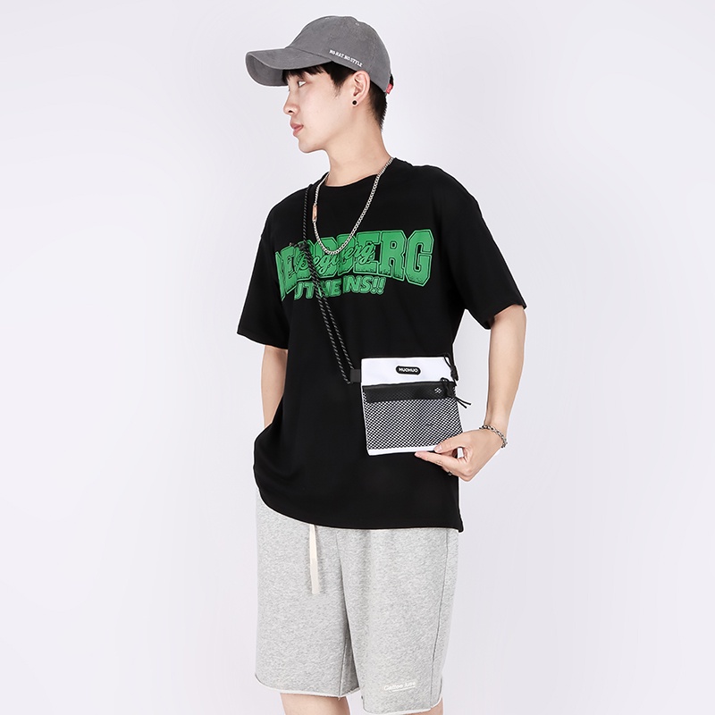 Túi Đeo Chéo Mini Phong Cách Thời Trang Ulzzang Hàn Quốc Dành Cho Nam Giới