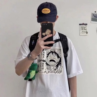 <ORDER-JS/Hoành Nghị>áo thun unisex form rộng hoạ tiết hoạt hình cực xinh