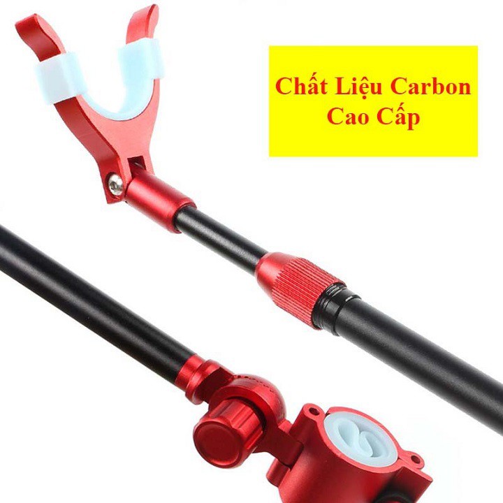 Gác Cần Câu Đài Carbon Chống Cần Câu cá Cao Cấp Siêu Bền DCC7