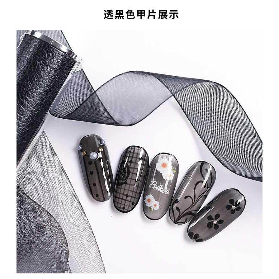 Sơn Gel AS| Màu Đen Trong Suốt | Đen Thạch