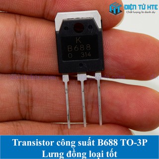 Transistor công suất d718 2sd718 b688 2sb688 8a 120v to-3p loại tốt lưng đồng