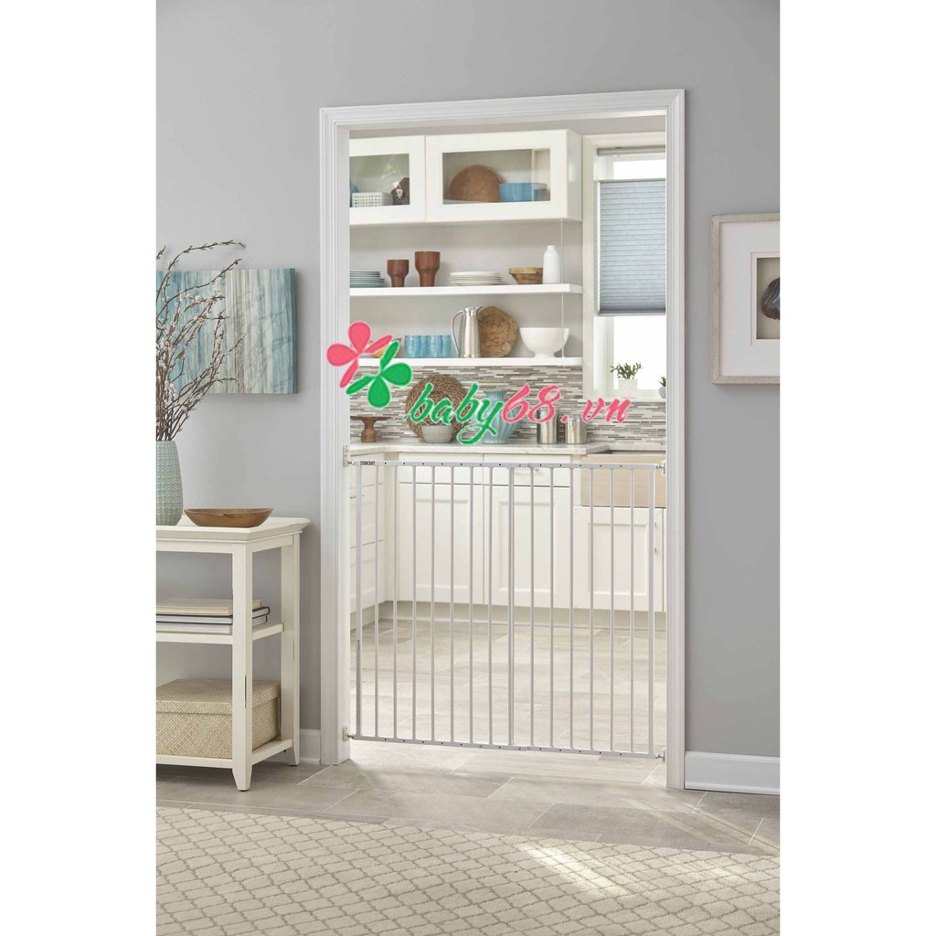 Thanh chắn cửa cho bé Lara khoan tường cao 90cm