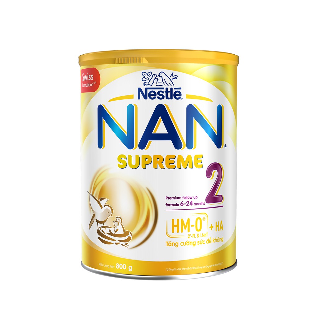 Sữa Bột Nestlé NAN SUPREME 2 - Hộp 800gram