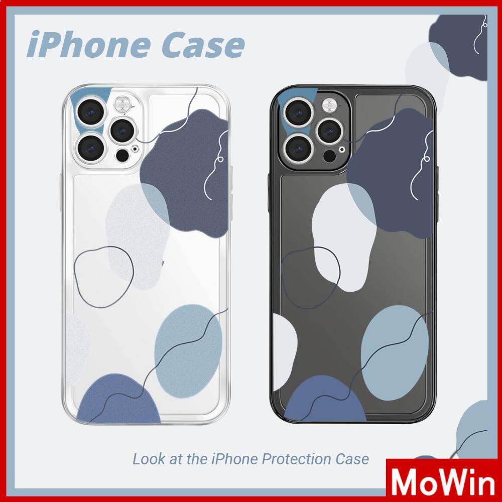 Ốp Điện Thoại Silicon Dẻo Trong Suốt Viền Vuông Bảo Vệ Camera Cho iPhone 13 Pro Max iPhone 12 Pro Max iPhone 11 iPhone 7 Plus