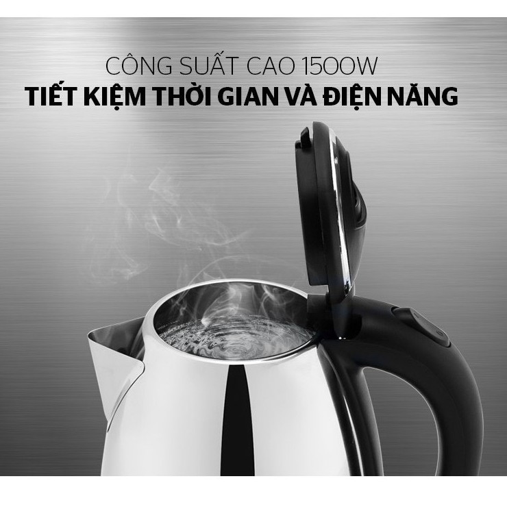 Ấm siêu tốc Sunhouse Happy time HTD1081 - Dung tích 1.8L, BH 12 tháng