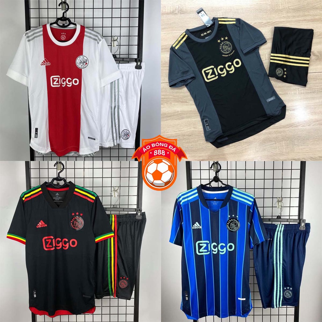 Áo Bóng Đá CLB Ajax Amsterdam - Nhiều Màu - Chuẩn Mẫu Thi Đấu - Vải Polyester Thái Gai Lưới