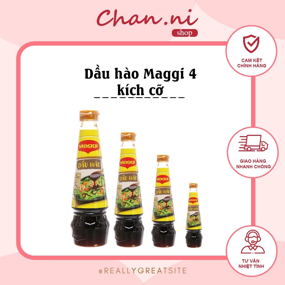 Dầu Hào Maggi 4size (150g, 350g ,530g ,820g)