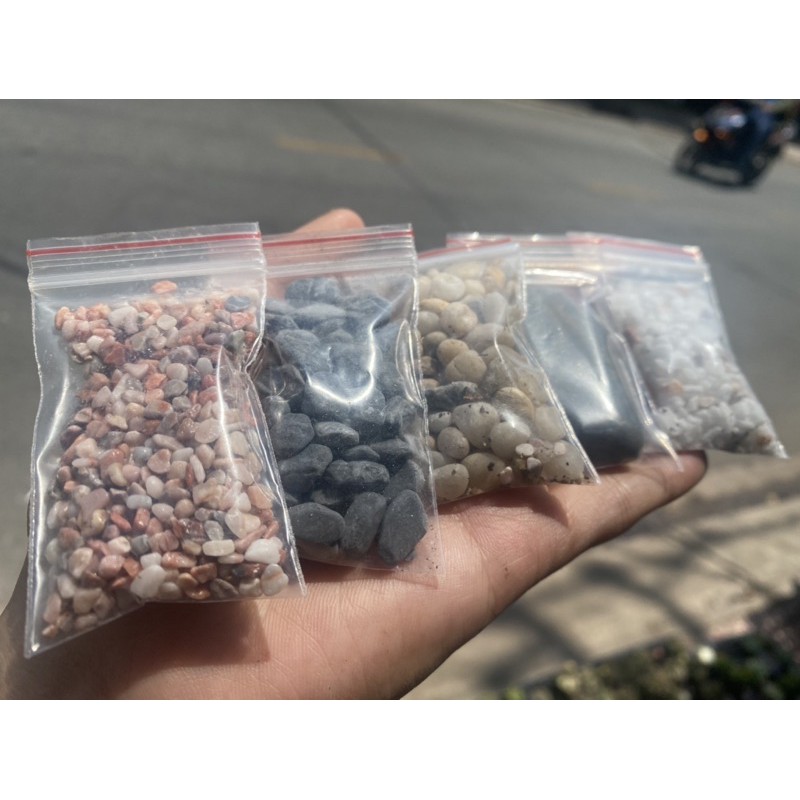 COMBO 100gr SỎI RẢI CHẬU ĐỦ MÀU