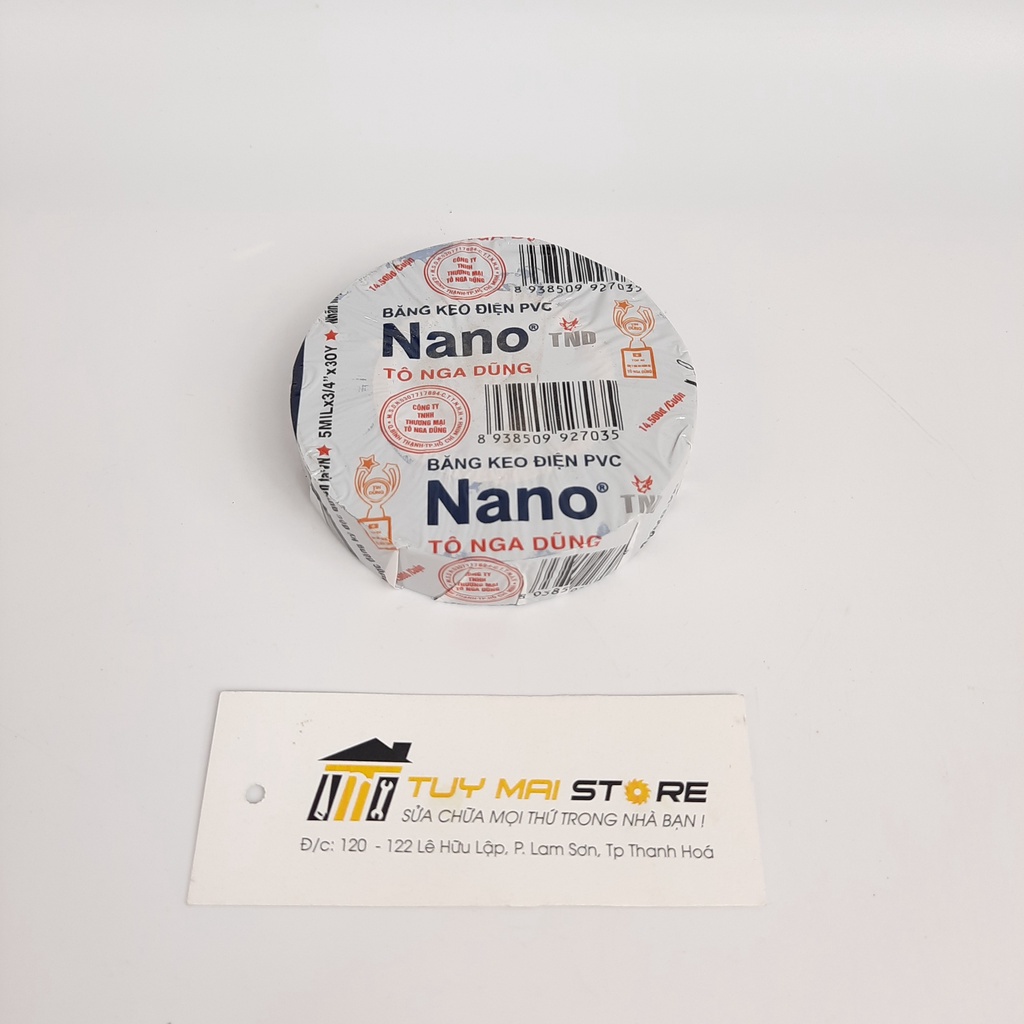 Băng dính cách điện đen , băng Nano màu đen- TM Store