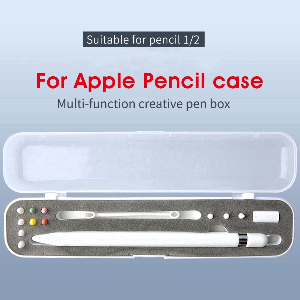 Hộp PC cứng bảo vệ bút Apple Pencil 1/2 đa năng tiện dụng