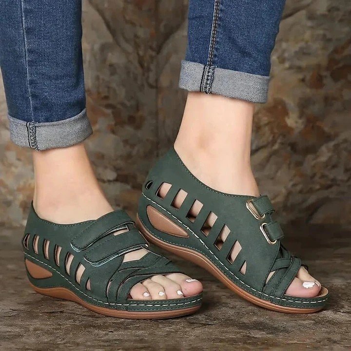 Xăng đan đế xuồng phong cách cổ điển dành cho nữ