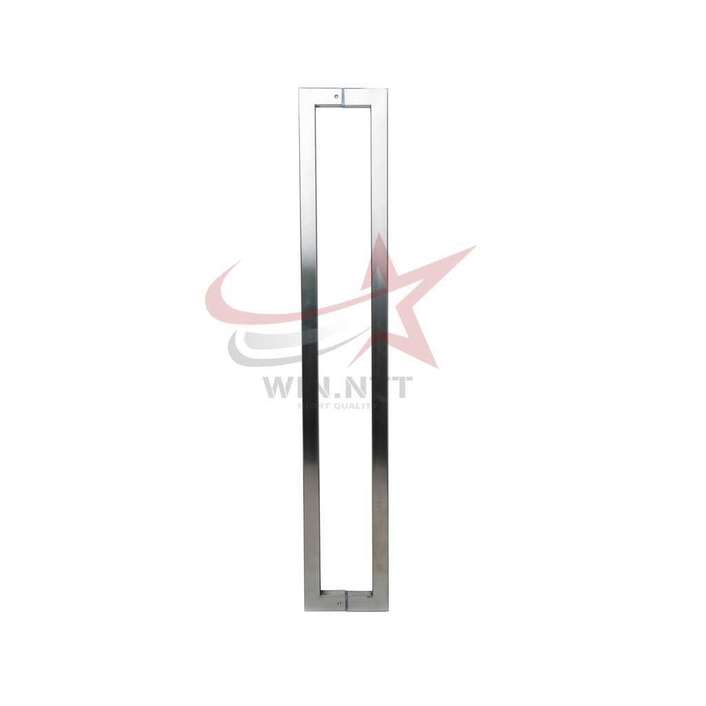 Tay Nắm Cửa Kính Cường Lực, Cửa Nhôm - Nắm Cửa Inox Vuông 304 (Hộp)