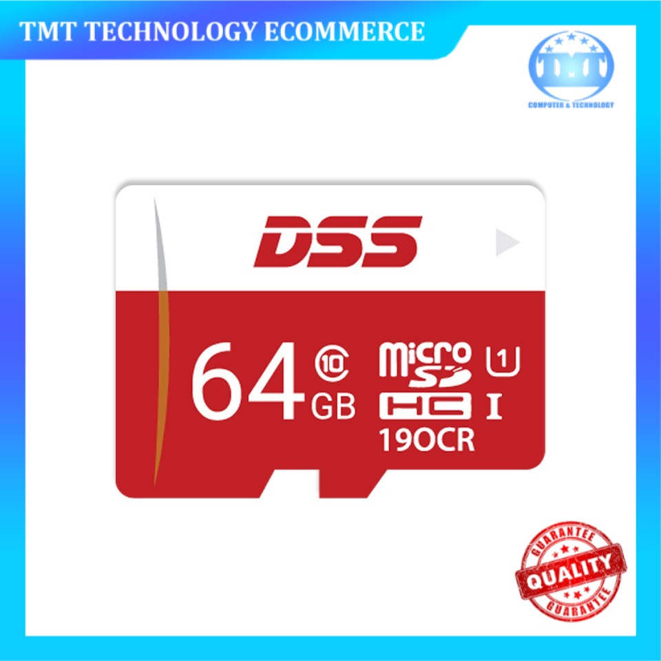 Thẻ nhớ MicroSD DSS 64gb Class 10 chính hãng