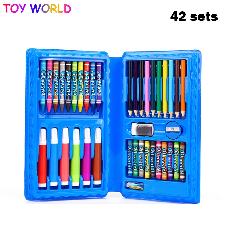 Bộ 20 Bút Chì Màu Không Độc Hại Dùng Vẽ Tranh Dành Cho Trẻ Em