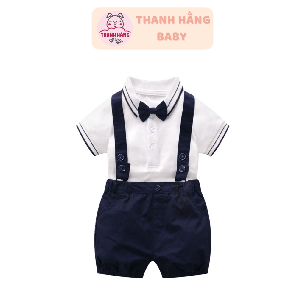 Body Bé Trai, Body Công Tử Dành Cho Bé Thanh Hằng Baby 3 Đến 11 Kg