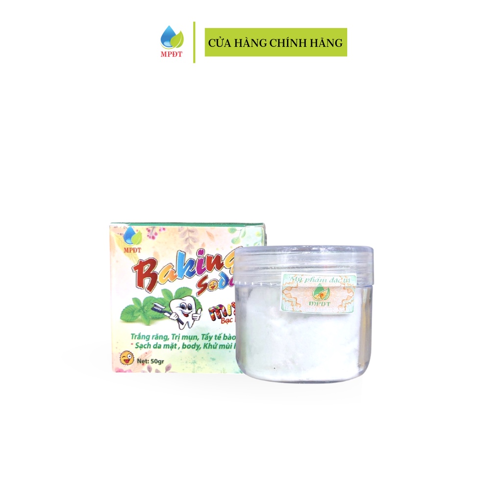 Baking soda đa dụng làm trắng, làm đẹp, vệ sinh đồ dùng và nhà cửa lọ 50gr