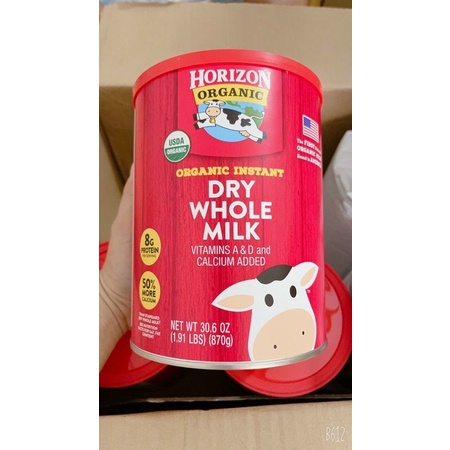 Sữa Tươi Dạng Bột Horizon 870g