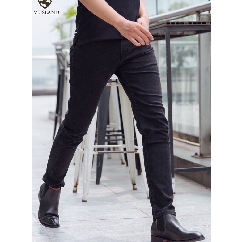 Quần jean nam chất bò cao cấp co dãn 4 chiều cực đẹp JEAN trơn from dáng skinny đẹp CAROLLSTORE Q10