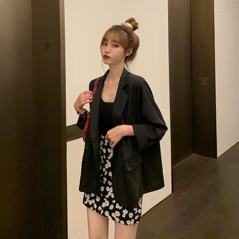 Jiashucheng Áo Khoác Vest Tay Dài Vải Mỏng Kiểu Năm Mới Thời Trang Mùa Hè Cho Nữ