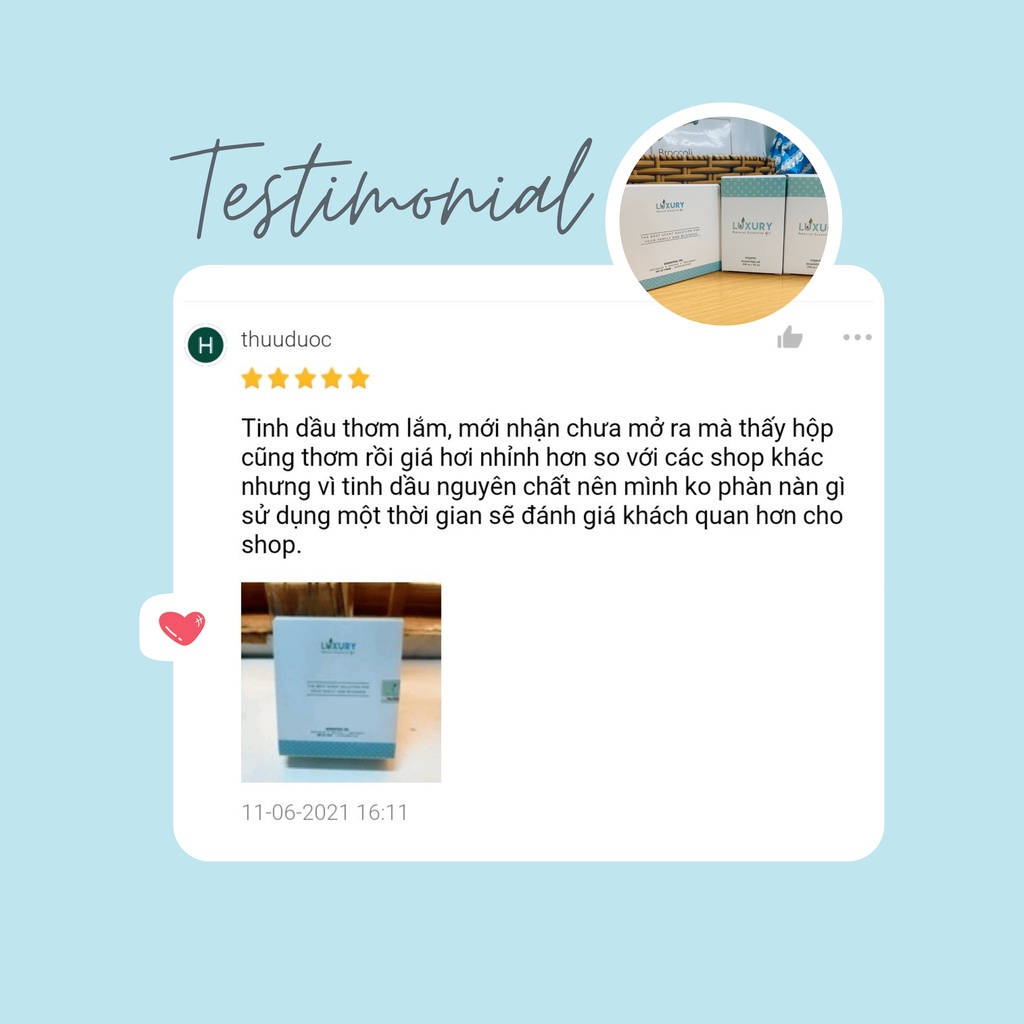 Tinh Dầu Sả Hoa Hồng Palmarosa Hermione Natural Life, 100% Thiên Nhiên Nguyên Chất, Thơm Dịu Nhẹ, Xông Thơm Phòng
