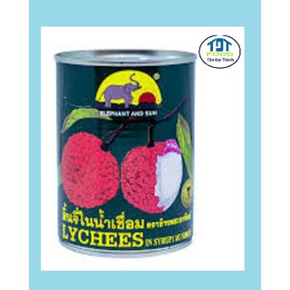 Vải ngâm lychees thái lan - lon 565g
