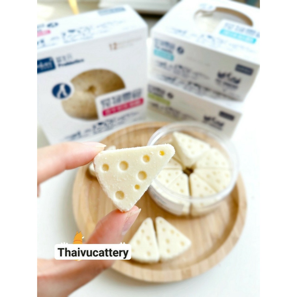 Phô mai cho chó mèo Monbab, sữa bò dinh dưỡng giàu canxi cực thơm hấp dẫn -Thaicucattery