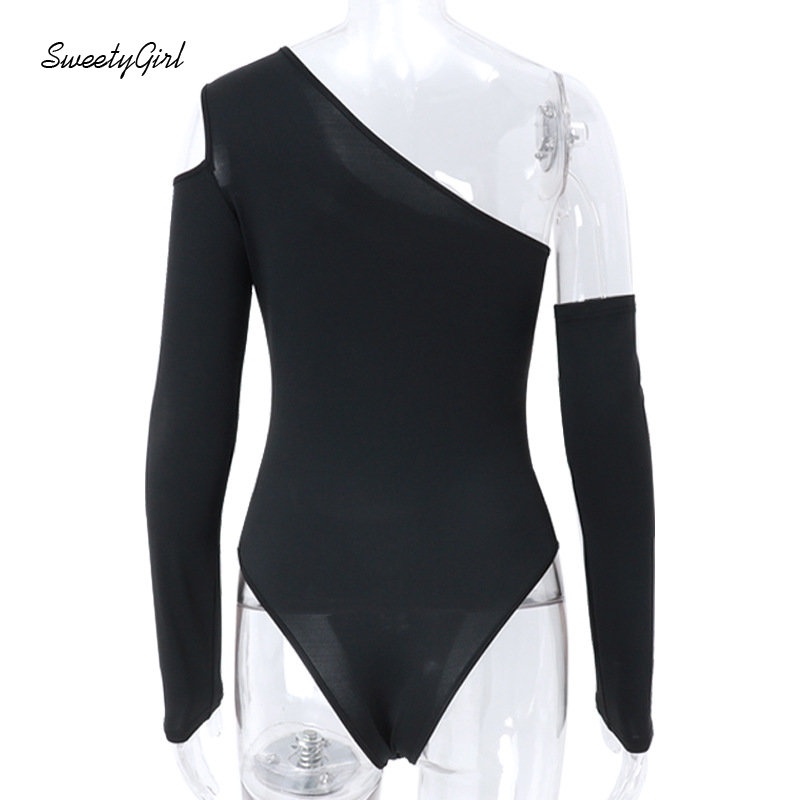 Áo Liền Quần Tay Dài Ôm Eo Màu Đen Trơn Thời Trang 2022 Dành Cho Nữ