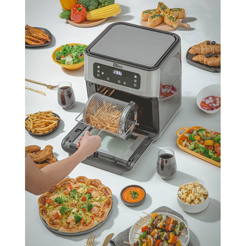 Nồi chiên không dầu đa năng Olivo AF 12lít Thương hiệu mỹ