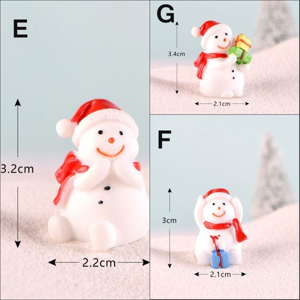 Mô hình ông già noel mini dùng trang trí cây thông giáng sinh