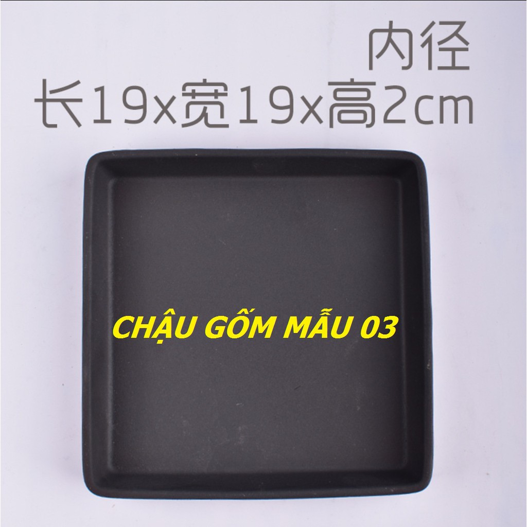 Chậu gốm set Tiểu cảnh  - Set bán cạn - Đá thấm thủy set rêu - Cấy rêu - Trang trí non bộ - Tiểu cảnh