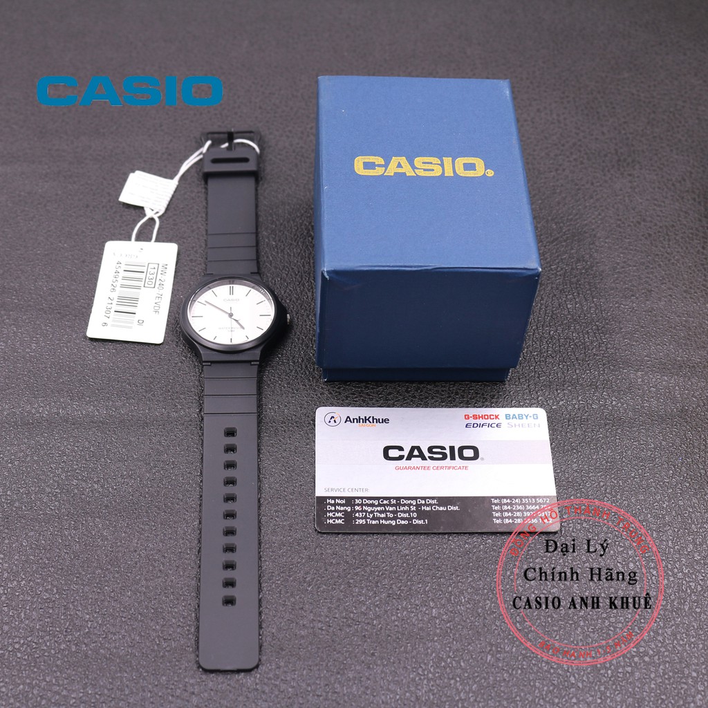 Đồng hồ Nam Casio MW-240-7EVDF dây nhựa