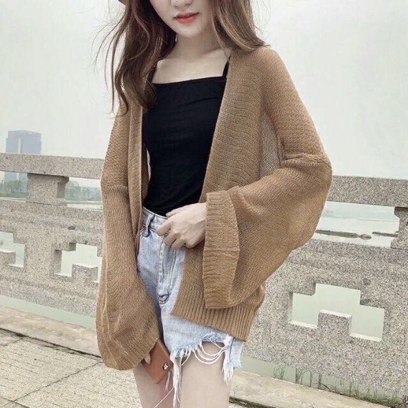 Áo khoác cadigan len mỏng nữ DOLCE | BigBuy360 - bigbuy360.vn