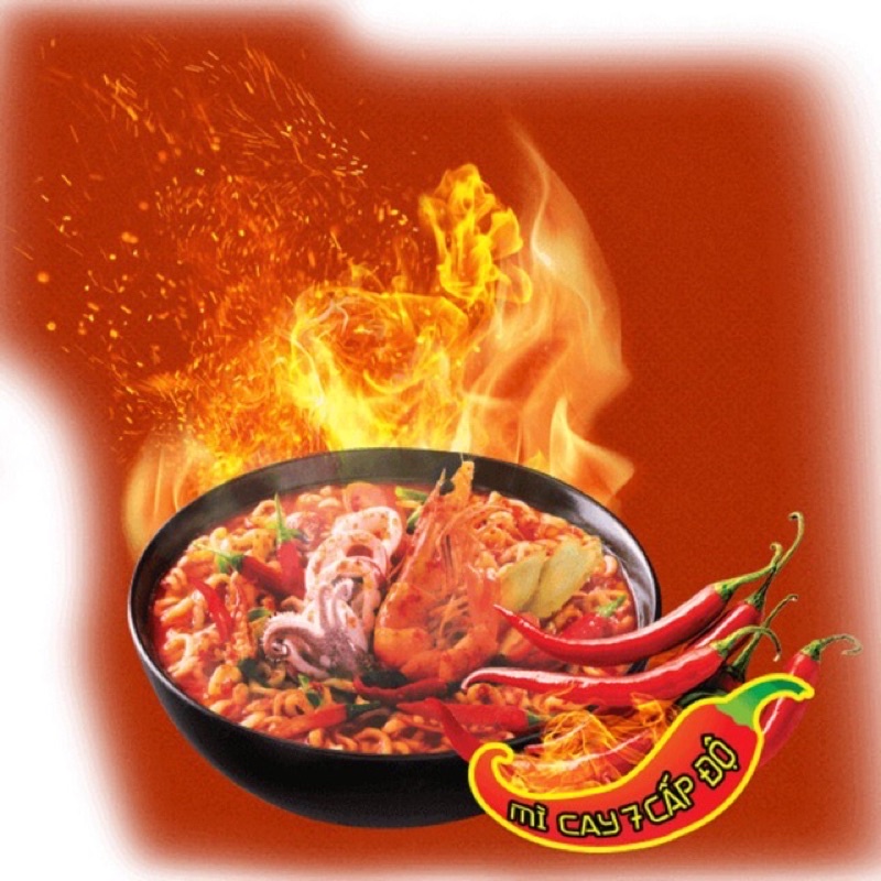 Mì SiuKay 7 cấp độ gói 127g vị hải sản