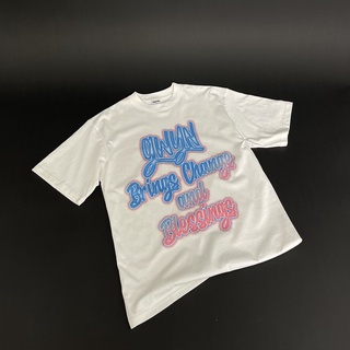 Áo thun đen unisex gwyn airbrush t-shirt