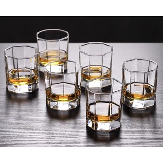 Ly Thủy Tinh 8 Cạnh Kiểu Cách 195ml