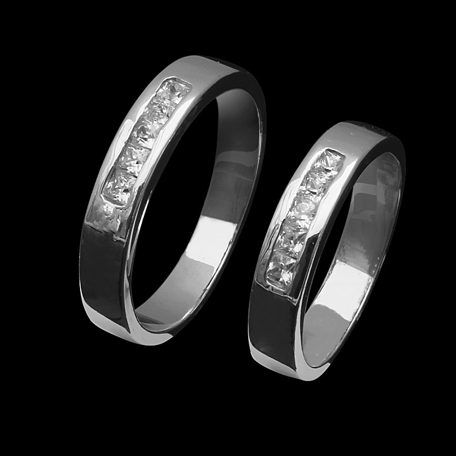 Nhẫn Đôi Bạc Hiểu Minh NC009