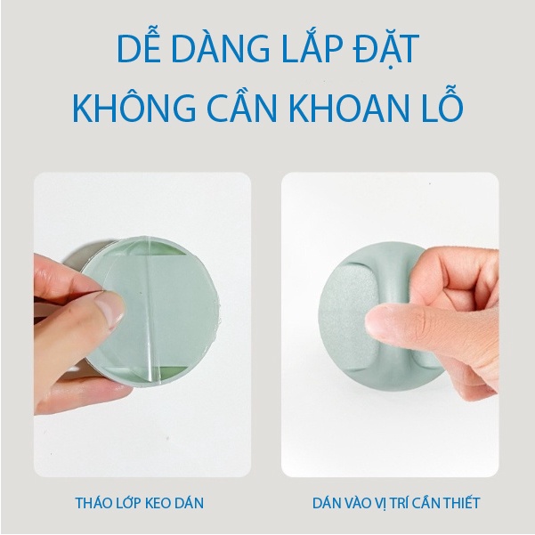 Tay Nắm Cửa Phòng Cửa Tủ Ngăn Kéo Tủ Loại Dán Tiện Lợi