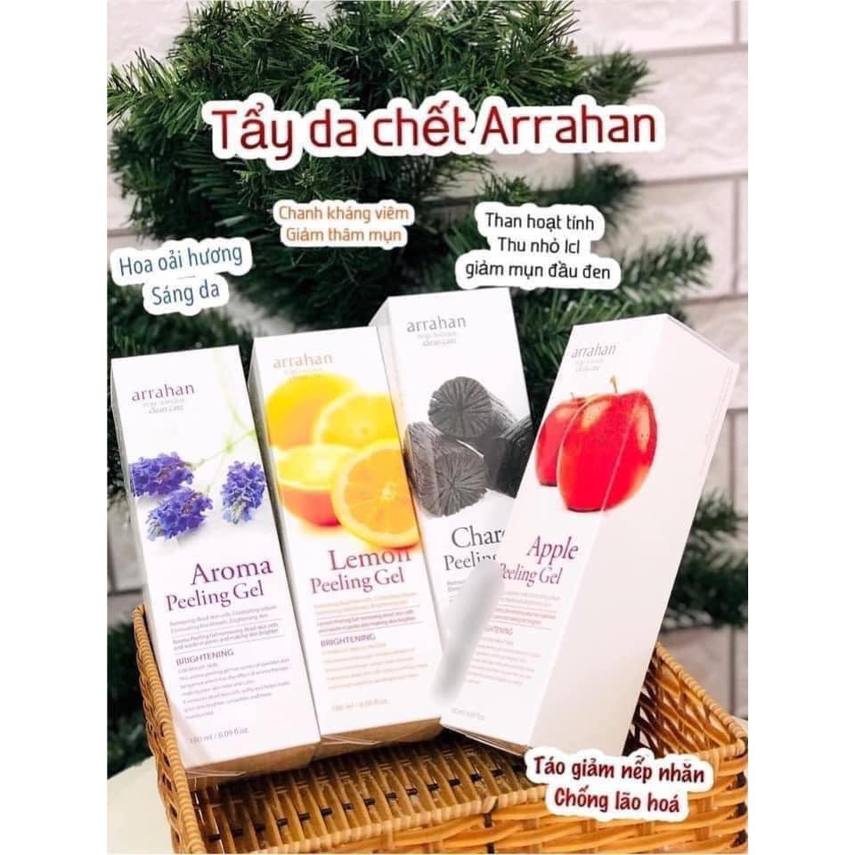 Tẩy da chết Arahan Peeling gel Hàn Quốc chính hãng 180ml  tẩy da chết làm trắng da