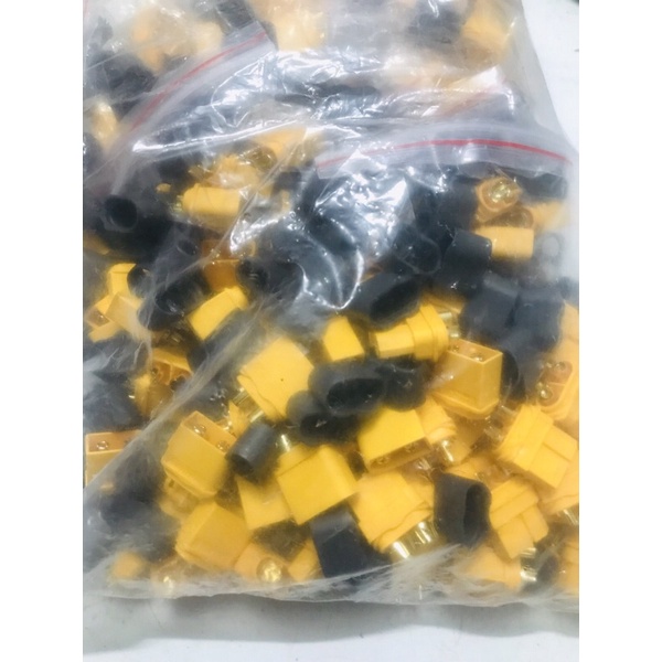 Jack cắm XT60H chất lượng cao Amass có nắp chụp bảo vệ kết nối Pin Lipo | PDB | ESC